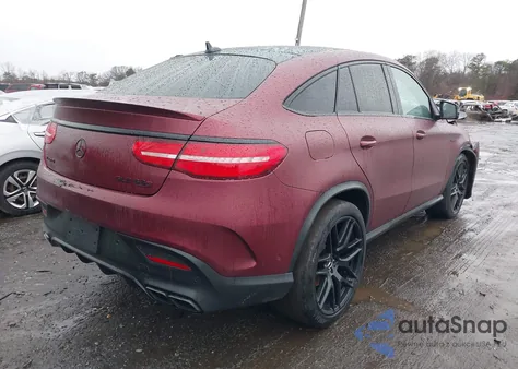 2017 Mercedes-Benz Amg Gle 63 Coupe S 4Matic z USA, uszkodzony, nr VIN 4JGED7FB4HA065138
